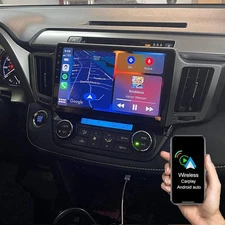 2+32GB For 2013-2019 Toyota RAV4 10.1" Android 15 Car Stereo CarPlay GPS Radio