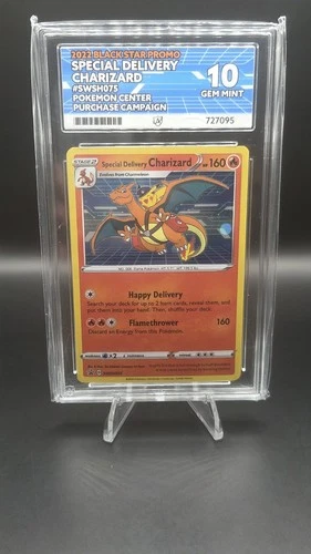 Special Delivery Charizard SWSH075 — Ace 10 — Black Star Promo — Pokemon Card