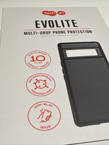 Tech21 Evo Lite Series Flexible Hülle für Google Pixel 6 Pro - Schwarz - Bild 3 von 8