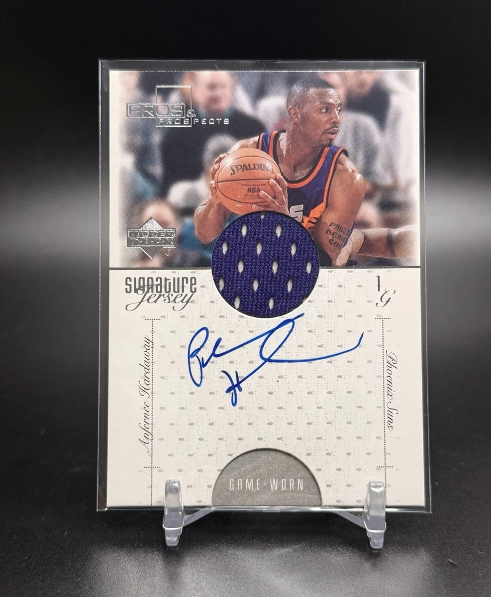 NBA ハーダウェイ 直筆サイン入り大判カード UPPER DECK UDA Upper Deck Anfernee Hardaway Basketball Autographed Sports Trading