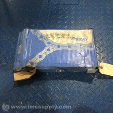 Whitney 80-2 RIV Length 10 Feet Roller Chain - 80 / 1 in Pitch FNOB