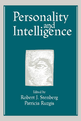 Personality and Intelligence Sternberg Ruzgis Hardback 9780521417907