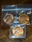 BU 1946 S 1946 D 1946 P Lincoln Wheat Cent 3 Brilliant Uncirculated Coins