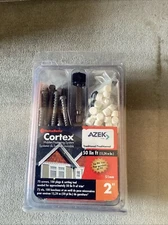 NEW FastenMaster Cortex Azek Trim: 2" Set Screw Plug Kit + Tool 50" Linear Ft