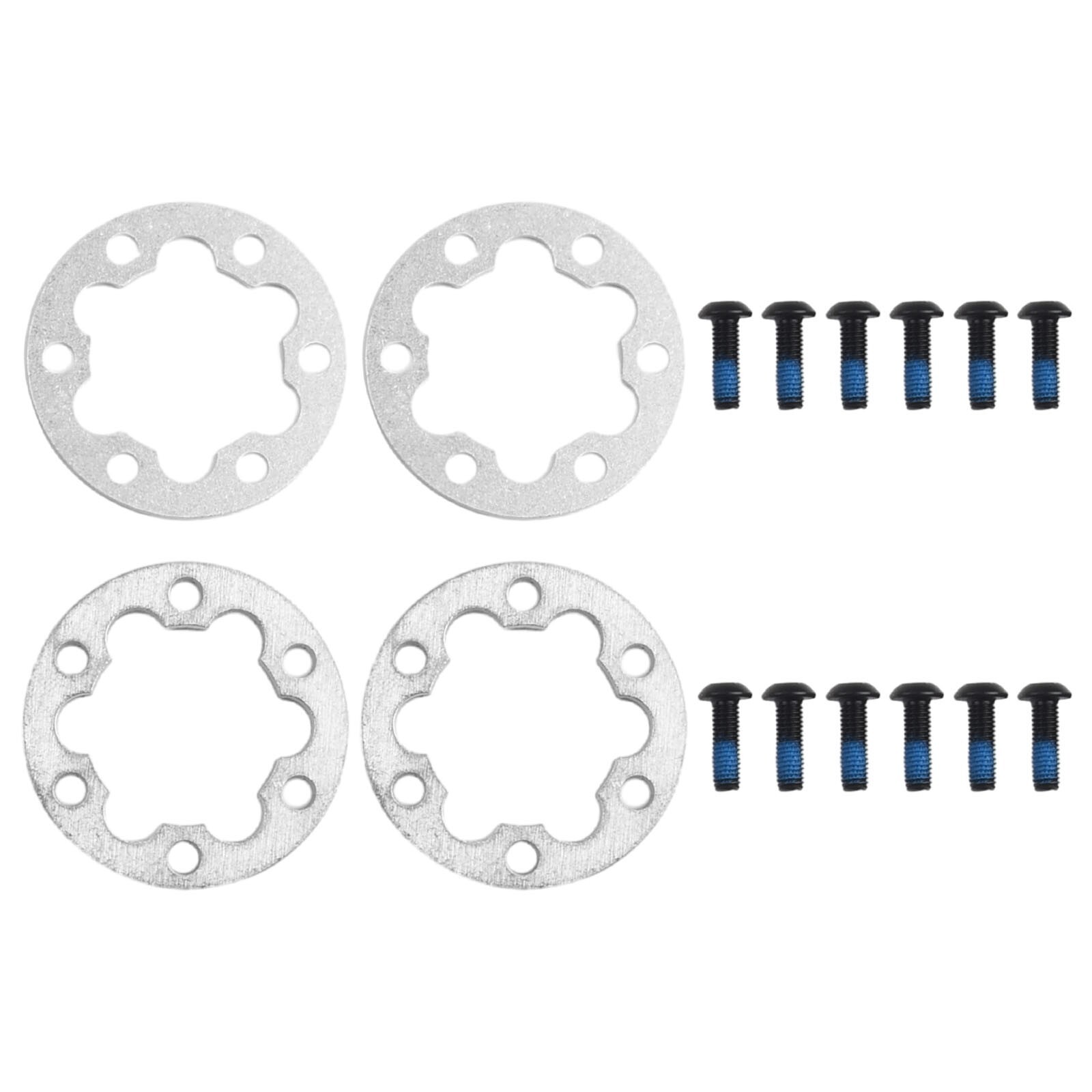 Electric Scooter Brake Gasket Spacer Disc Washer 25mm Set of 4 Easy to Install