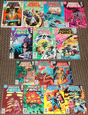 1982 DC COMICS NIGHT FORCE 1-14 VF SET 2 3 4 5 6 7 8 9 10 11 12 13 WOLFMAN COLAN