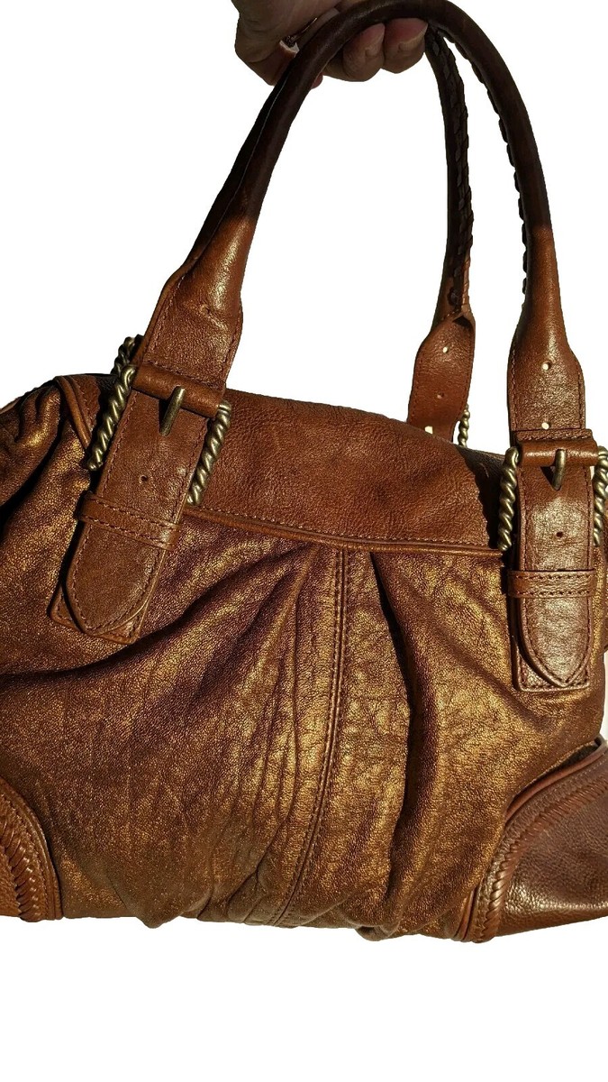 Cole Haan bag for women, Brown leather metallic, Vintage, New
