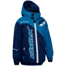 Castle X Toddler Stance Snowmobile Jacket - Navy/Process Blue/White