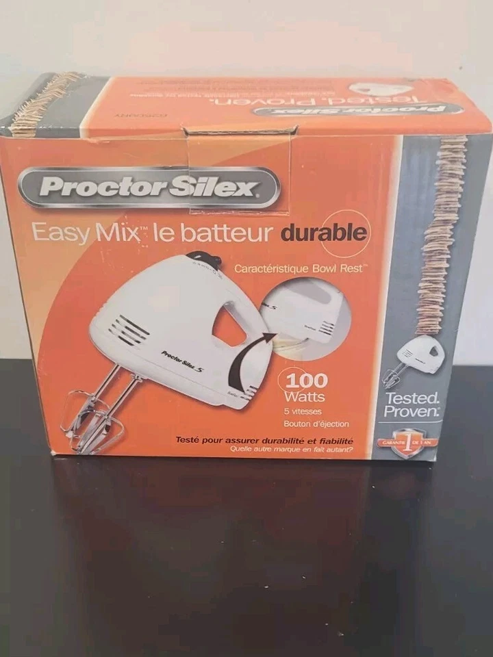 MEZCLADOR DE MANO Proctor Silex Durable Easy Mix 5 velocidades 100 vatios Foto 3 de 4