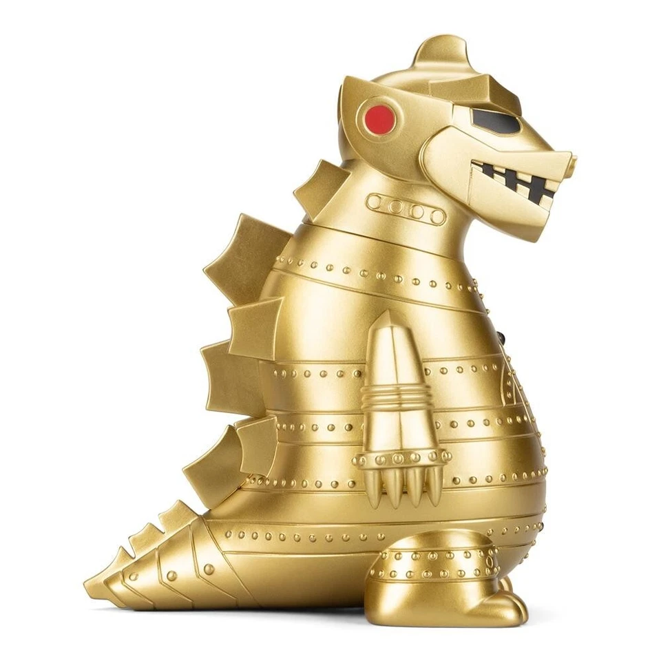 Kidrobot Mecha Godzilla 8" Vinilo Arte Figura MechaGOLDzilla COLOR DORADO NUEVO COMO NUEVO Foto 4 de 4