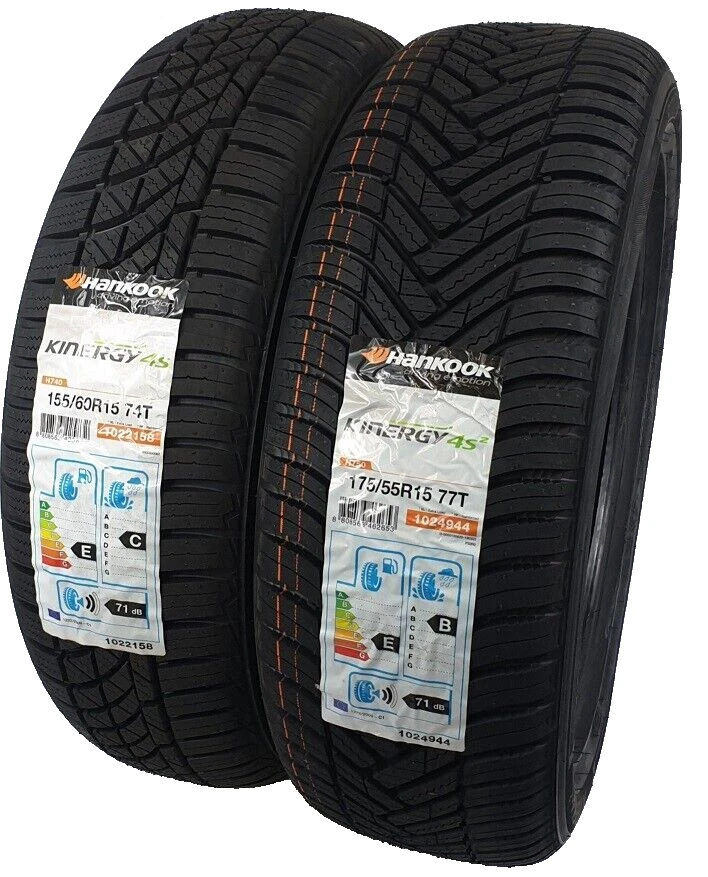 Ganzjahresreifen Hankook smart 451 fortwo vier Stück 155/60 und 175/55 R15