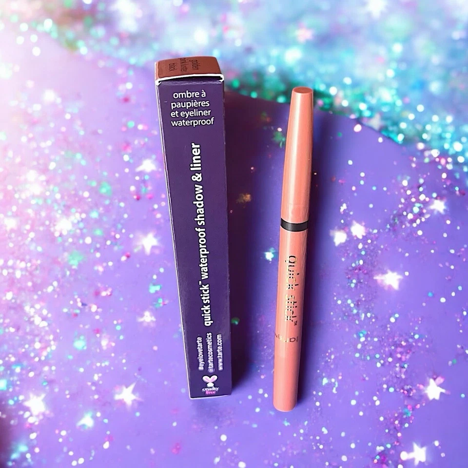Tarte Quick Stick Waterproof Shadow & Liner in Golden Pink & Black New In Box - Image 3 of 4