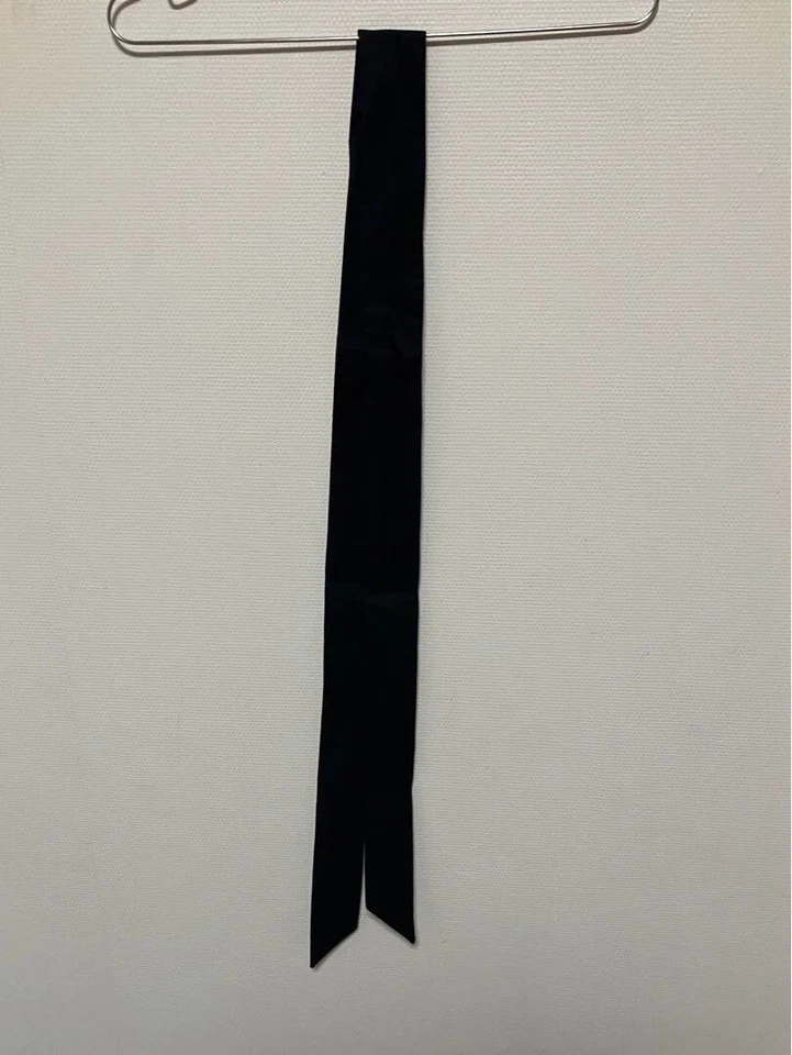 Gabardina de seda con cinturón CHANEL talla:34 negra para mujer Foto 3 de 4