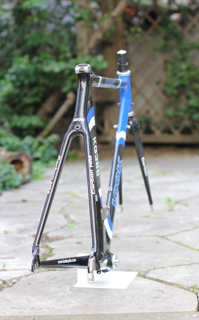 Look KG 386 Carbon Frame / 53 cm / Black Blue / 196 296 396 54 55