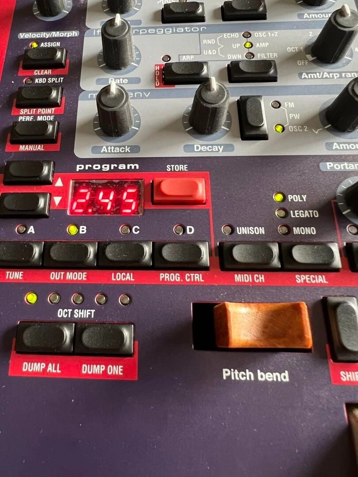 Clavia Nord Lead 2x 20-Voice Analog Modeling Synthesizer Good - Image 3 of 4
