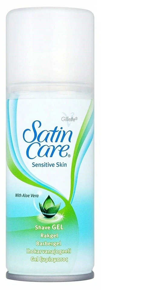 Shaving Satin Care Gillette Gel Skin Sensitive, 75 ml