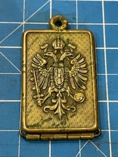 Austria Hungary WW1 Officer Legitimization Case (Dog Tag)