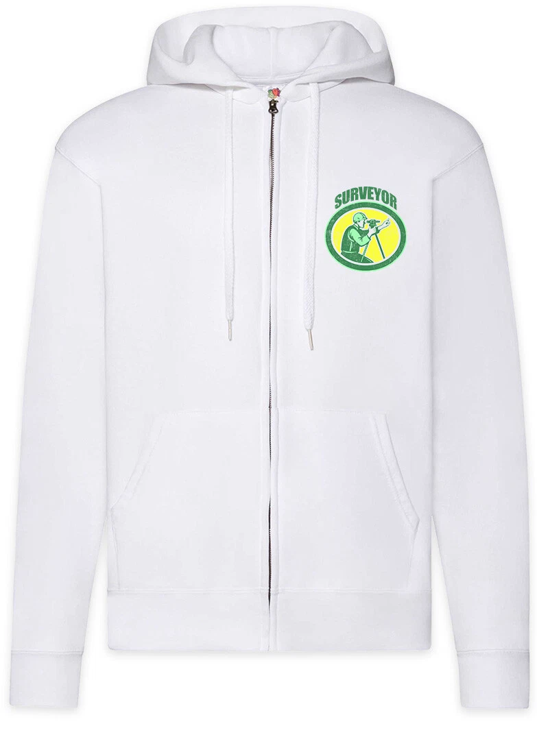 Surveyor II Zipper Hoodie Engineer Construction Supervisor Site Manager