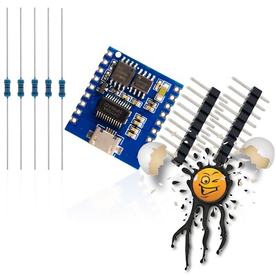 MP3 Audio UART CONTROL DY-5V17F DY1703A Modul 1x5W Class D ESP32 ESP8266 Arduino