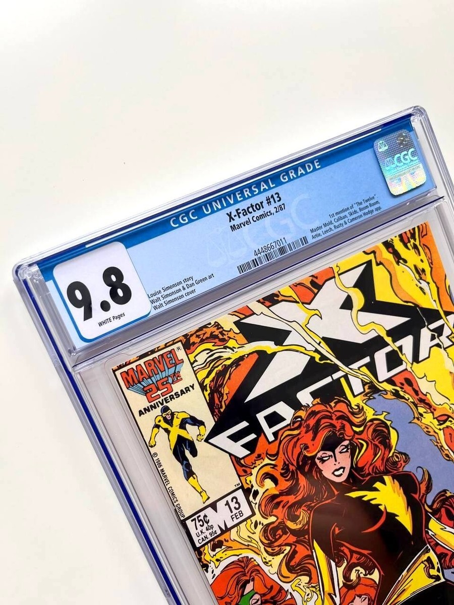 X-FACTOR #13 CGC 9.8 WP (1987) 1st Mention of The Twelve
