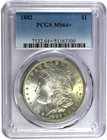 1882 PCGS MS64+ Morgan Silver Dollar-Toned