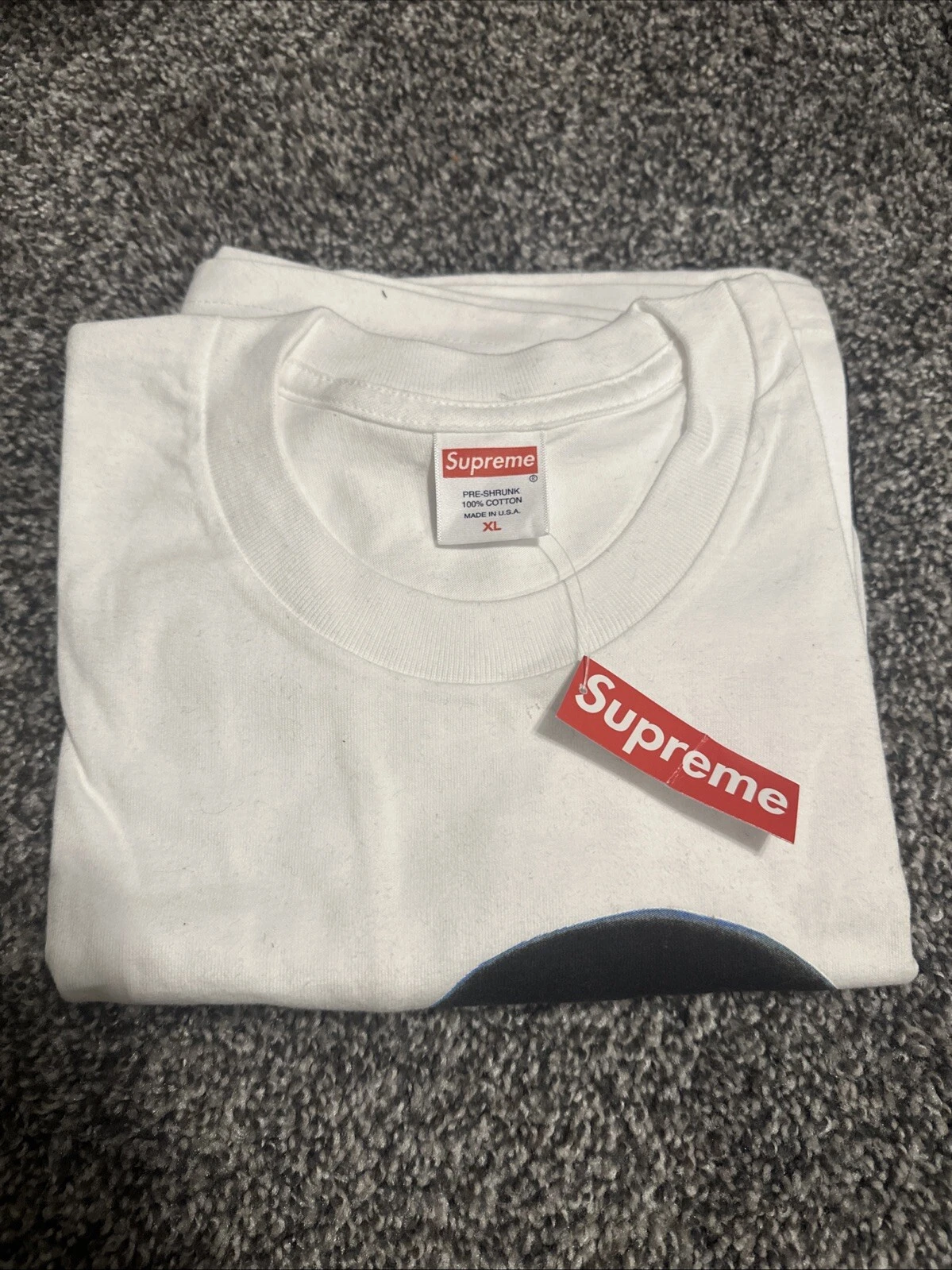 Tee shirt Supreme Creeper NEUF DEADSTOCK TAILLE XL BLANC SS19