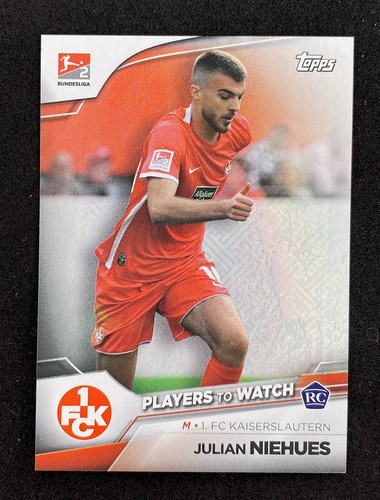 2022-23 Topps Bundesliga Jade Edition Julian Niehues /99 Kaiserslautern