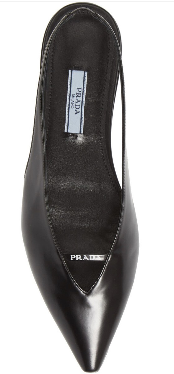 K*a様 Prada ブラック フラットシューズ 37 K*a様 Prada ブラック フラットシューズ 37 Prada Black Satin