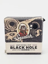 Dr Squatch Mens Natural Soap Galaxy Black Hole Apricot Stone Medium Grit 5oz Bar