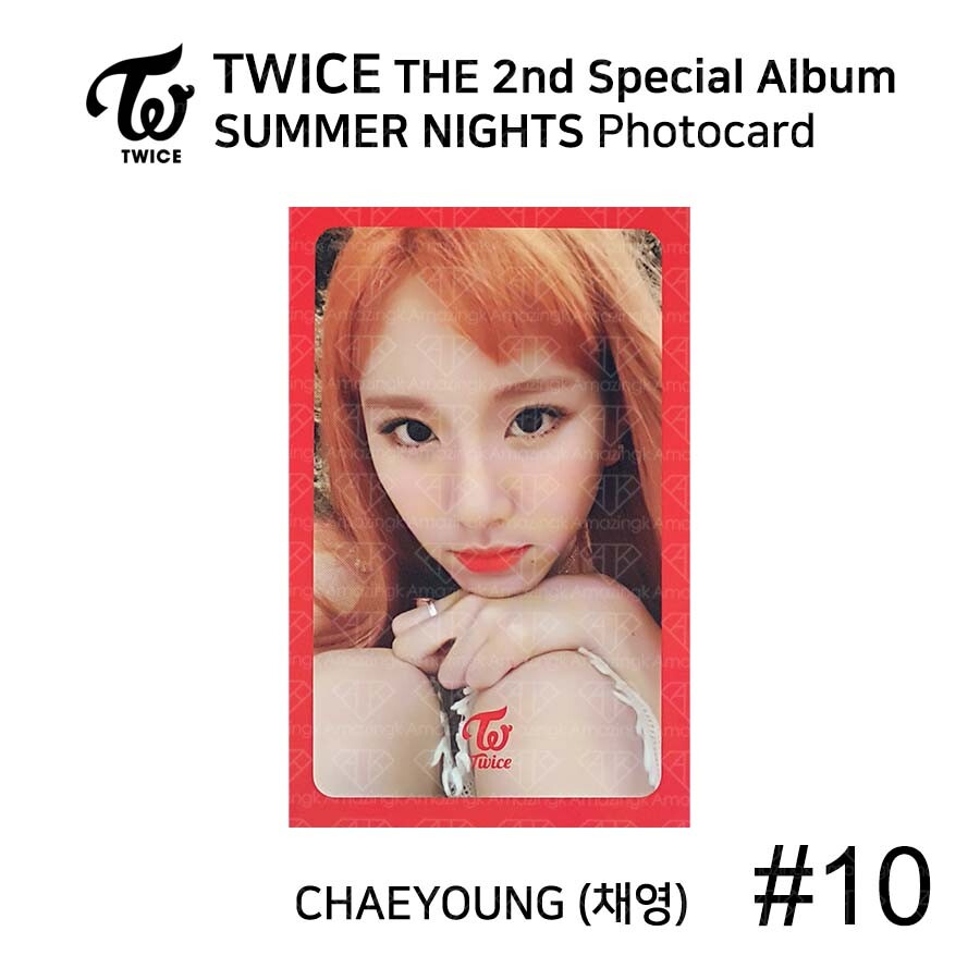 TWICE　チェヨン　トレカ　サノク　Dance The Night Away TWICE チェヨン トレカ サノク Dance The Night Away K-POP・アジア