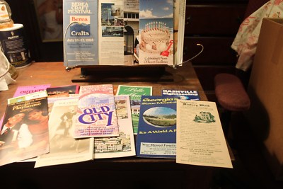 Vintage Lot of 20 Travel Souvenir Guides Pamphlets Maps 