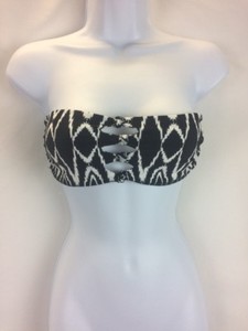 white strapless bikini