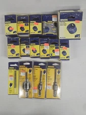 Lot of 15 IRWIN Hole Saws + Arbors Assorted Sizes Bi-Metal Wood/Metal Cutting