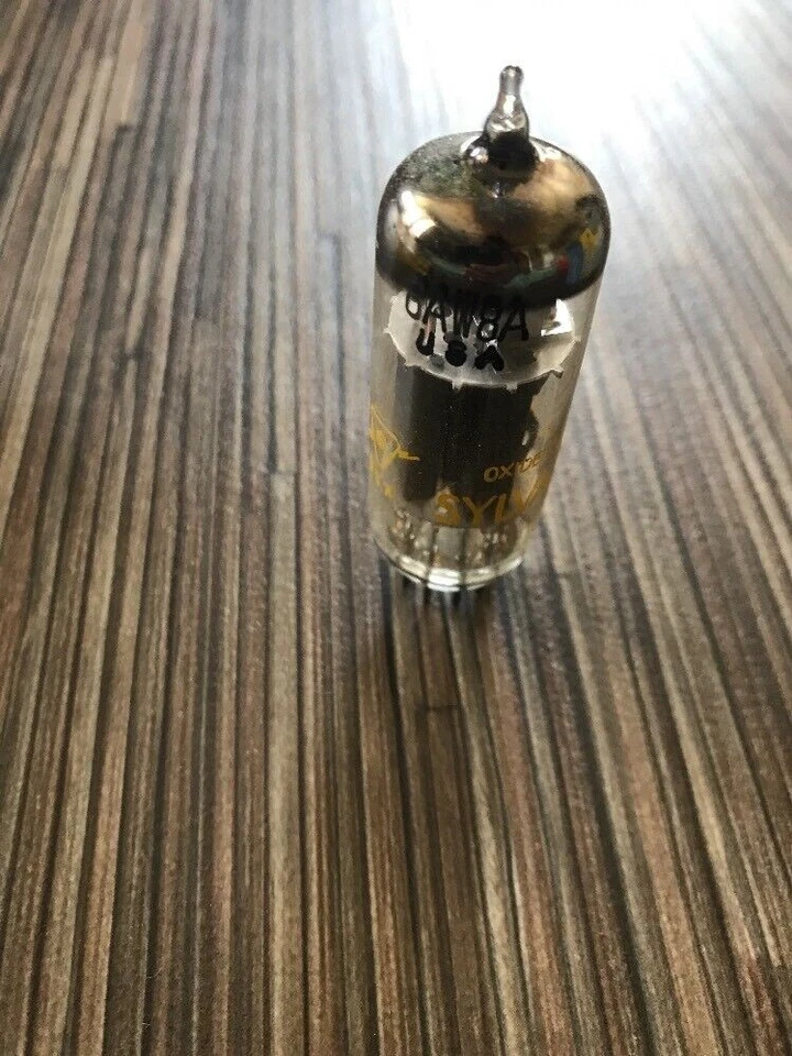 SYLVANIA 8AW8A Audio Válvula de TV Electrónica Vintage para Radio HAM Vacío NOS Tubos Foto 4 de 4