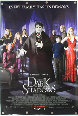 Dark Shadows 2012 Double Sided Original Movie Poster 27'' x 40''
