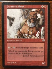 Dwarven Miner Mirage Uncommon – MTG Magic the Gathering Card
