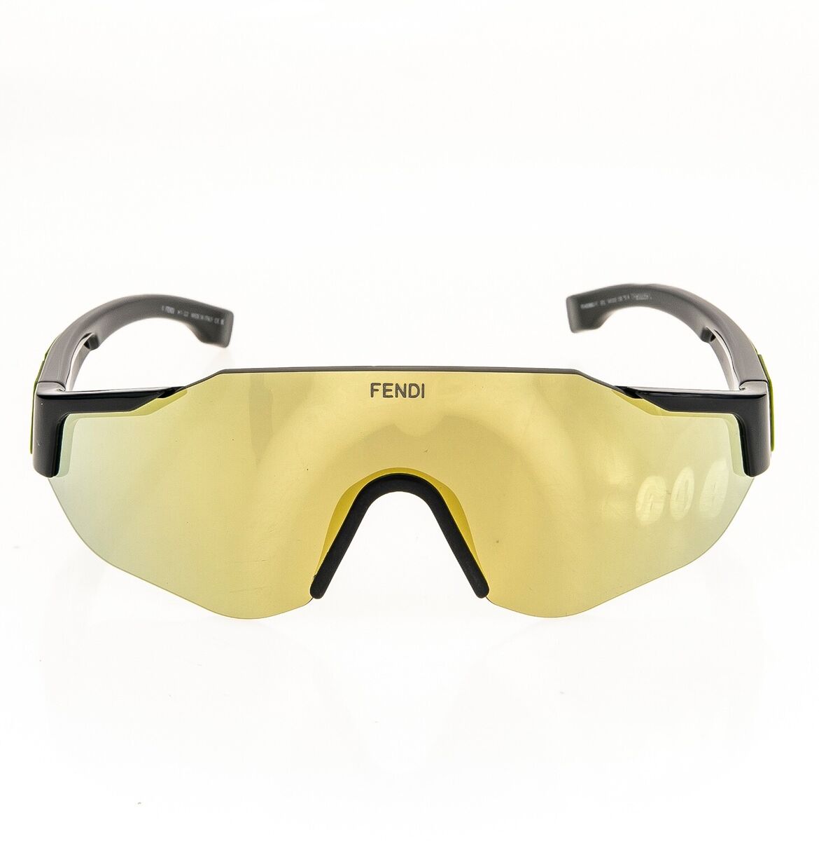 FENDI SPORT Baguette 40088 Black Gold Wrap Lanyard Mask FENDI SPORT Baguette 40088 Black Gold Wrap Lanyard Mask