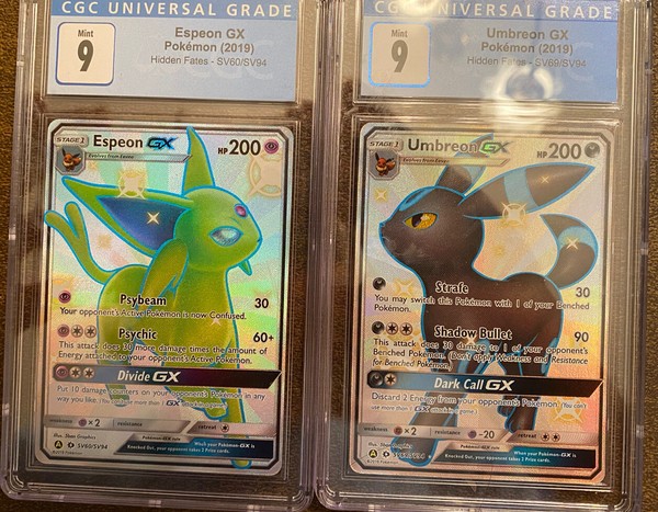 Umbreon Gx Espeon Gx Hidden Fates Cgc 9 Combo kenkyou.jp
