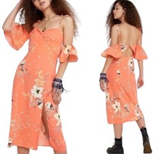 URBAN OUTFITTERS ☆ Boardwalk Cold Shoulder Midi Dress ☆ Size Medium ☆ NWT $79.00
