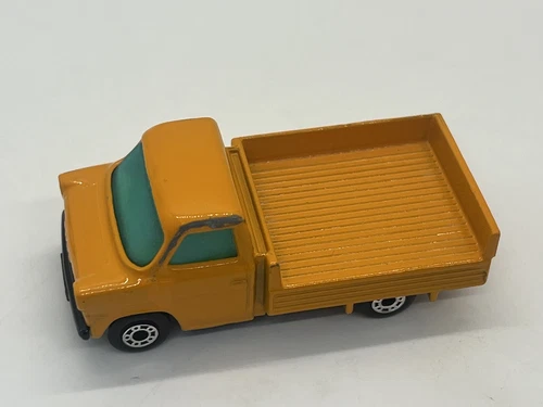 Matchbox Lesney Superfast No. 66 Ford Transit Van 1977 Lt. Orange HTF Black Base