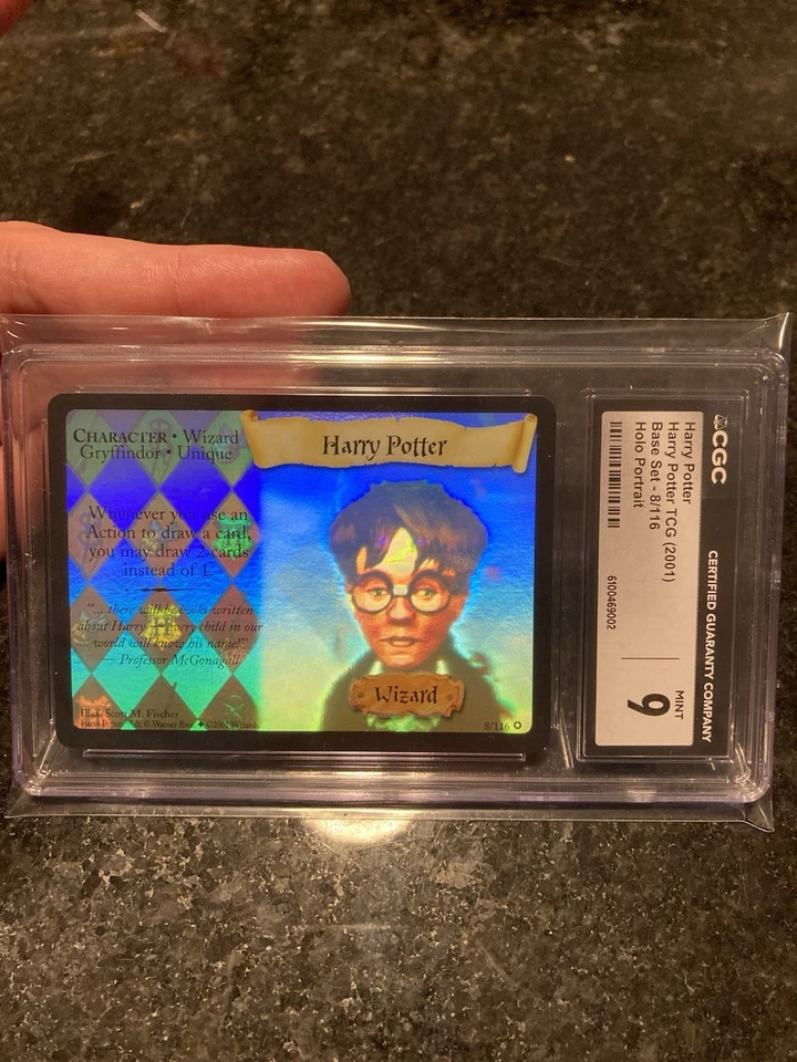 2001 Harry Potter TCG Base Set Foil Portrait #8 CGC 9 - Image 2 of 4