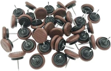 ALIMITOPIA 40Pcs Furniture Chair Glide Nail-In Thickened Nylon Chair Slider Furn