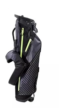 Black Golf Stand Bag - CLUB CHAMP - 4 Way Divider - W/Adjustable Strap & Legs