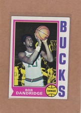 1974-75 TOPPS BASKETBALL BOB DANDRIDGE #126 BUCKS EX *A43258