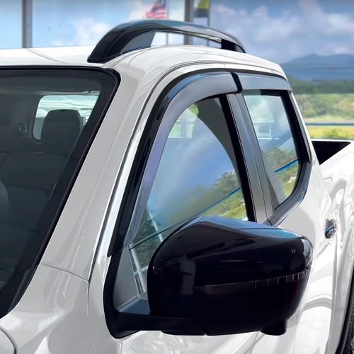 🚀🚀Rauchgetönt Windabweiser Regenabweiser für Nissan Navara NP300 2015-2025 - Bild 2 von 11