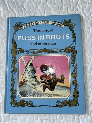Puss in Boots & Other Tales Hardcover Great Fairy Tale Classics Copyright Italy
