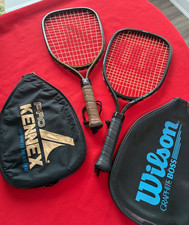 2 Racquet Ball Racquets Wilson Graphite Boss Pro Kennex Graphite in Bags