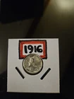 1916 Mercury Head Silver Dime BU ( Full Bands)