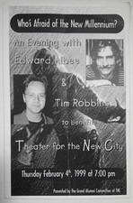 Who's Afraid of the New Millennium? Evening With Edward Albee, Tim Robbins 1999