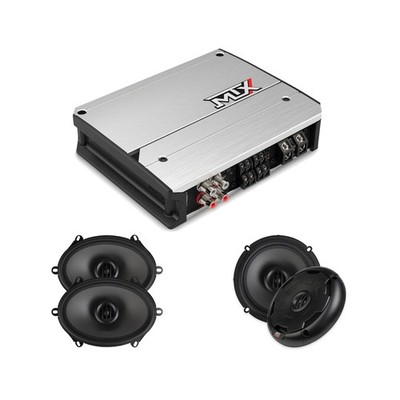 MTX TH400.4 Amp + THUNDER65 6.5in + THUNDER68 6x8 Speakers